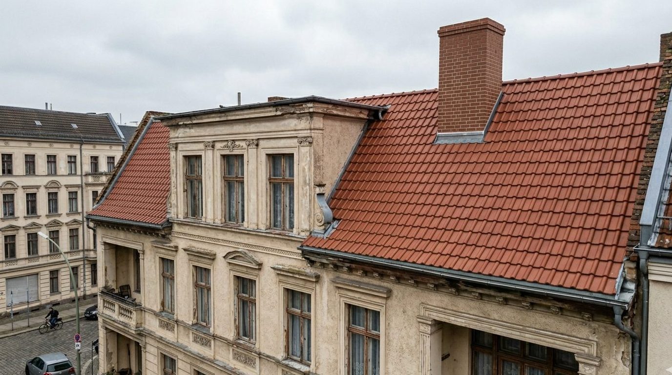 Saniertes Ziegeldach in Pankow